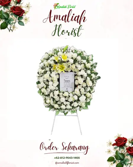 Krans Bunga Duka Kadulimus